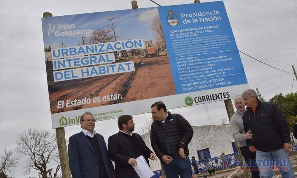 Vald�s recorri� obras con funcionario de la Naci�n