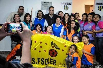 Tagliaferro consolida la ayuda econ�mica a los clubes de Mor�n
