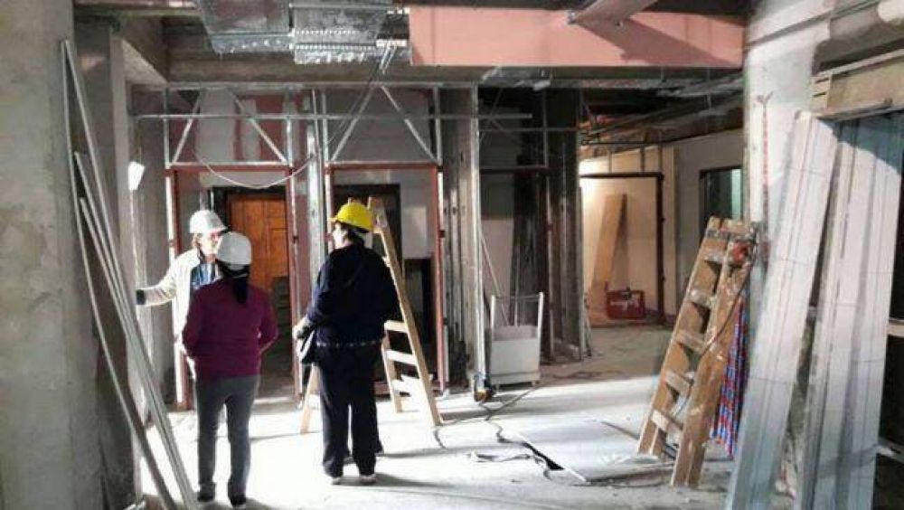 Avanza la obra de puesta en valor del Hospital de Llavallol