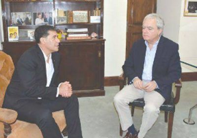 Casas se reuni� con Federico Pinedo por m�s recursos