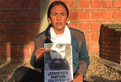 Milagro Sala pidi� por la aparici�n con vida de Santiago Maldonado
