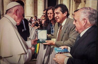 El Papa recibi� a las autoridades de ATE