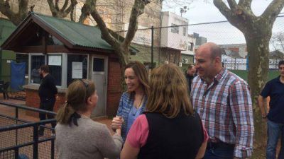Vidal hizo una recorrida por Quilmes