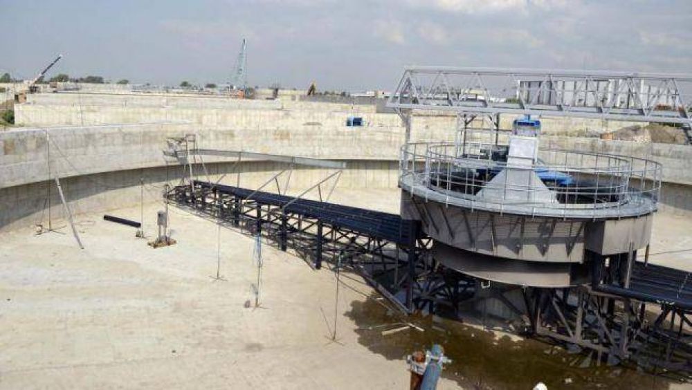 Avanza la etapa final de la Planta de Tratamiento Cloacal de Fiorito