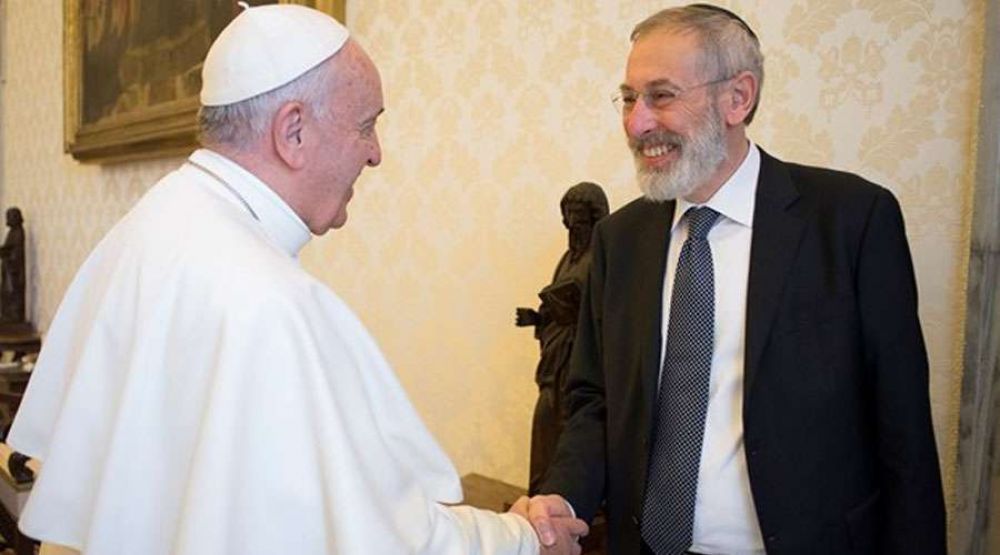 El Papa Francisco destaca la cooperacin y la fraternidad entre catlicos y judos
