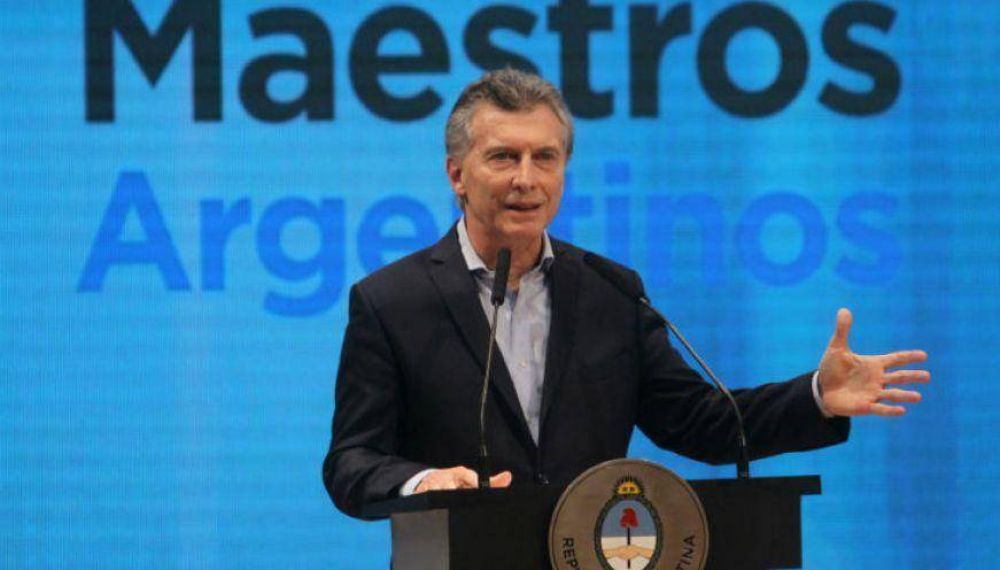 Macri, a docentes: 