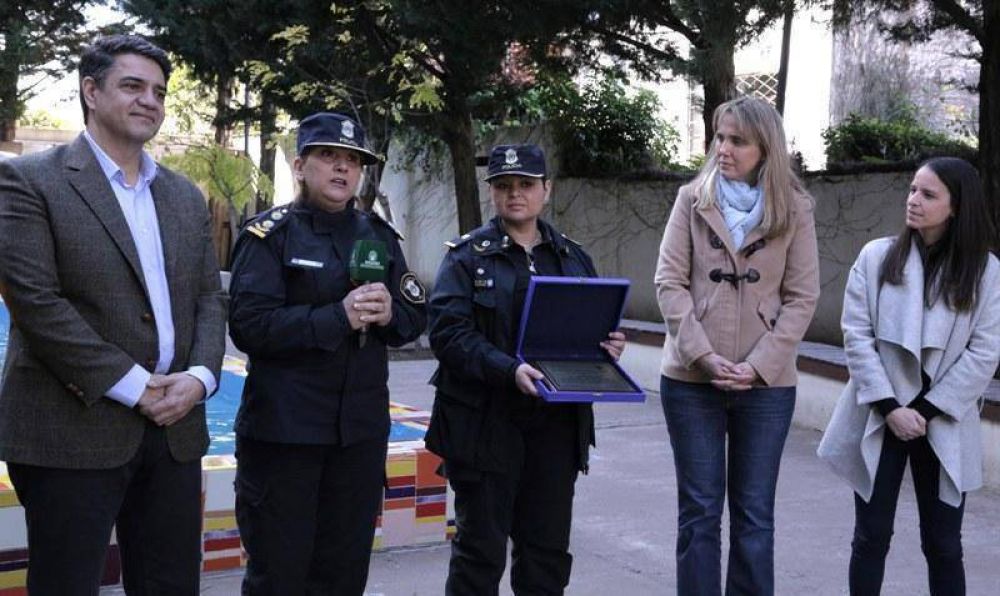 Jorge Macri, Gladys Gonzlez y Manuel Mosca, celebraron el 10 aniversario de la Comisara de la Mujer
