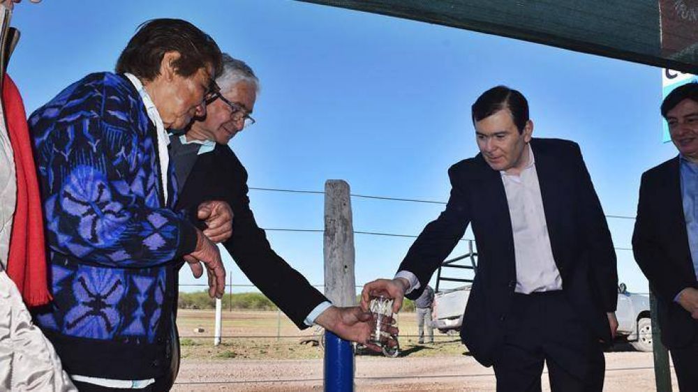 El gobierno inaugur obras en la localidad de San Benito