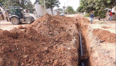 Redes nuevas de agua y cloacas para toda la comunidad