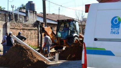 Fueron a reparar las cloacas y rompieron el ca�o de gas