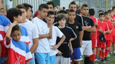 El amor al f�tbol re�ne a ni�os jud�os y �rabes
