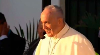 Estas son las primeras palabras del Papa Francisco en Colombia