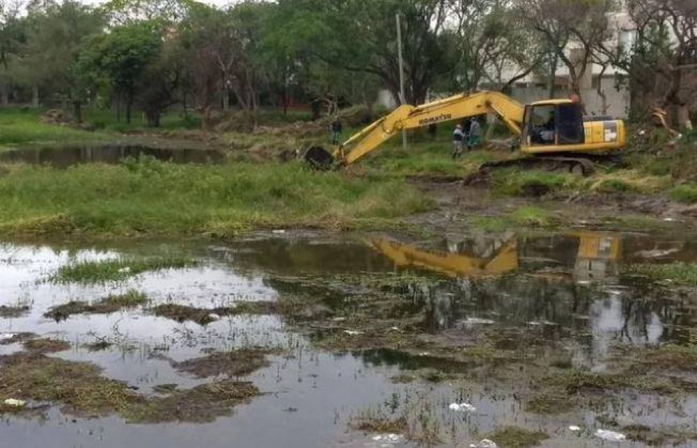 El municipio contin�a con la limpieza de lagunas y desag�es