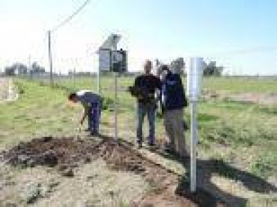 Ya funciona en Villegas y Jun�n el Monitoreo de Riesgo Hidrometeorol�gico