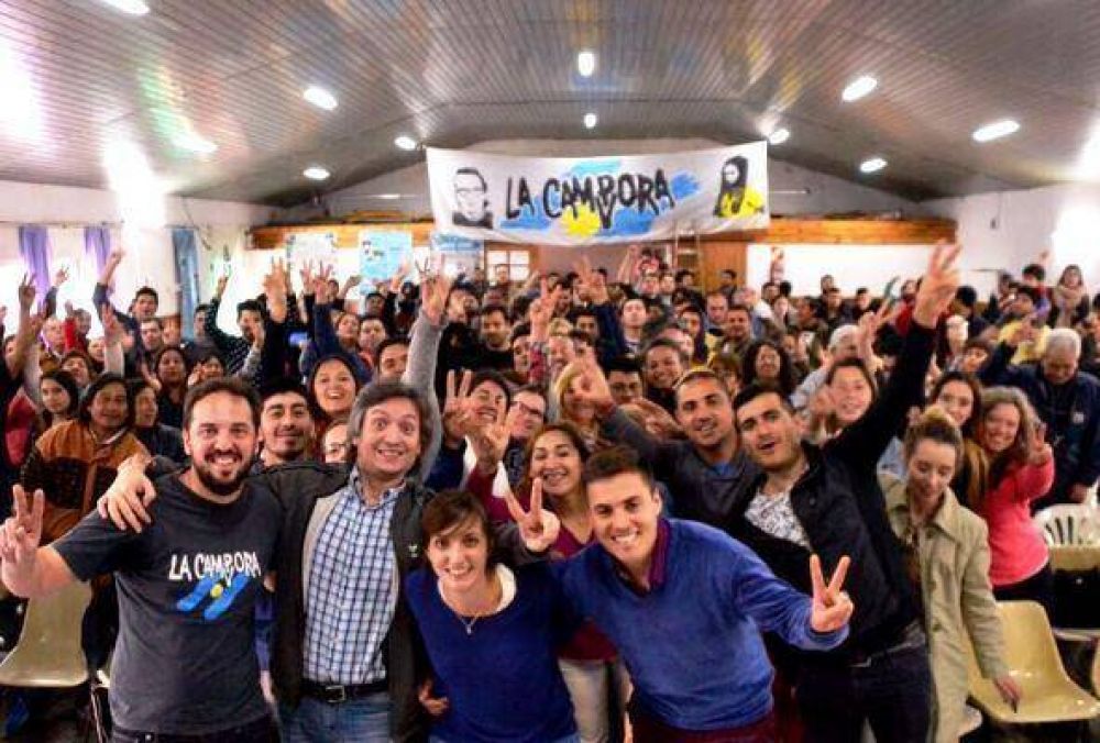 M�ximo Kirchner, en un acto en Santa Rosa
