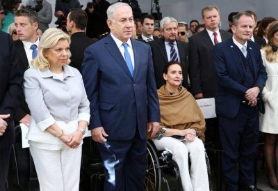 Benjam�n Netanyahu record� a las v�ctimas de la AMIA con la familia Nisman