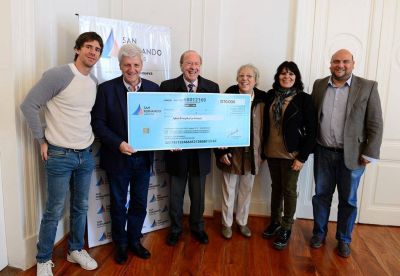 San Fernando otorg� un aporte econ�mico a la Iglesia Evang�lica de la Amistad