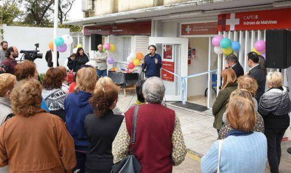 Katopodis inaugur� las obras de ampliaci�n del Centro de Salud N� 8 de San Andr�s