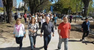 Lifschitz inaugur� el Paseo 20 de Junio