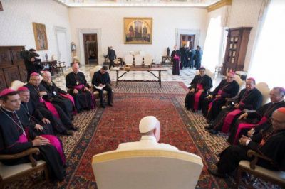El papa recibe a los obispos de Nicaragua en visita �ad limina�