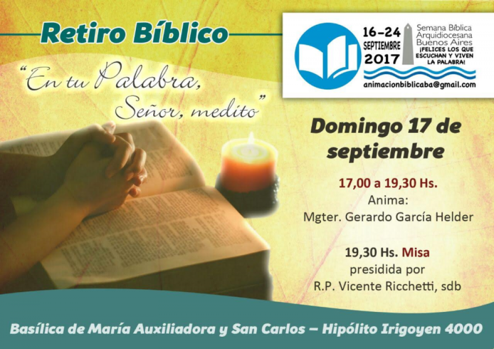 Convocan a la Semana Bblica Arquidiocesana de Buenos Aires