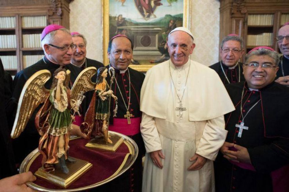 Visita `ad limina de 29 obispos bolivianos al papa Francisco