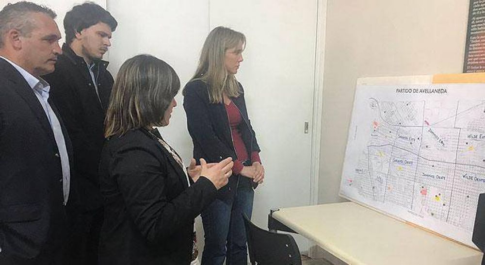 Gladys Gonz�lez recorri� obras en Avellaneda