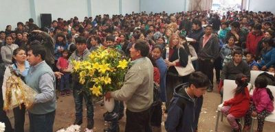 Masiva procesi�n de los devotos de la Virgen de Chaguaya