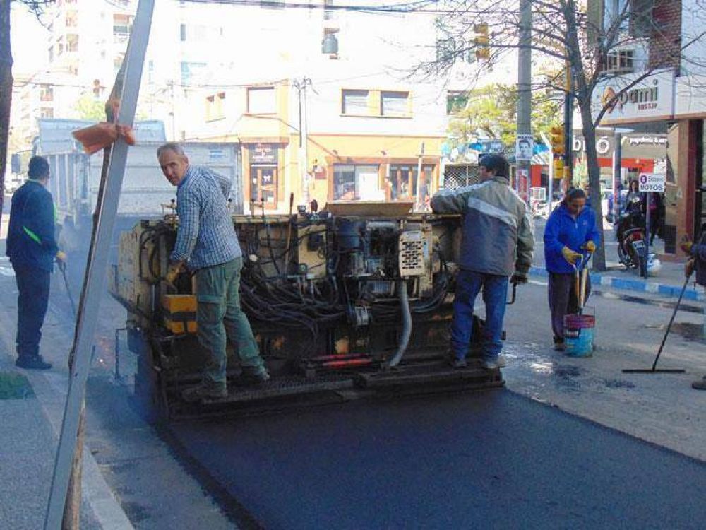 Comenzaron obras de repavimentaci�n