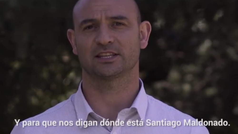 Candidato mendocino pide que lo voten para que digan donde est� Maldonado