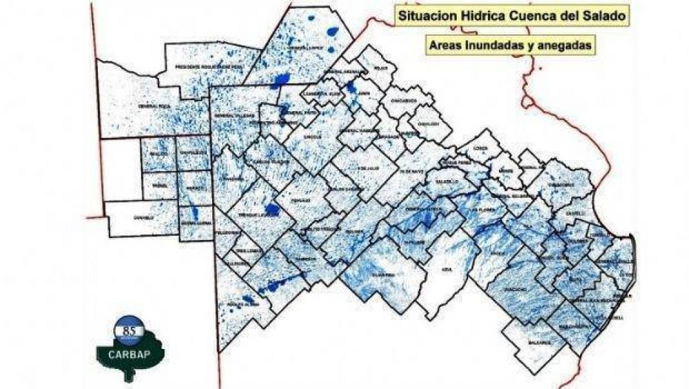 11 mil hect�reas de Chivilcoy bajo agua