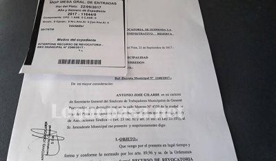 Municipales pidieron suspender la designaci�n de la hijastra de Arroyo