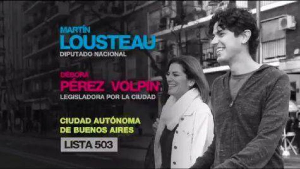 Lousteau presenta nuevo spot de campa�a