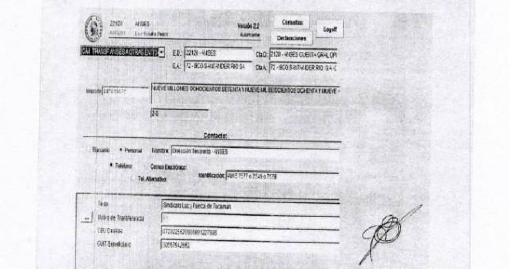 Denuncian un faltante de $8 millones en la seccional tucumana de Luz y Fuerza