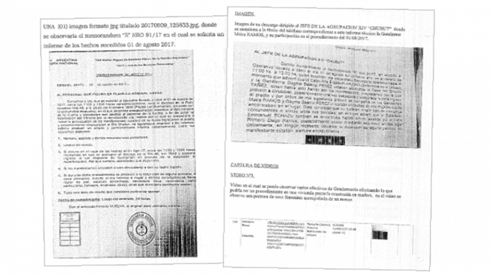 Los tel�fonos y los documentos para investigar
