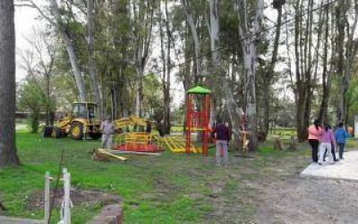 Contin�an las obras y mejoras en el Parque Urbano de Lima