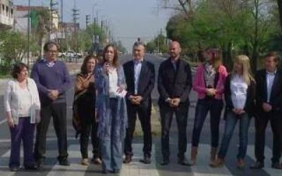 Macri y Vidal inauguraron obras en Ruta 8 y hablaron de sostener una pol�tica 