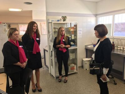 La ministra de Salud recorri� el Hospital del Sur