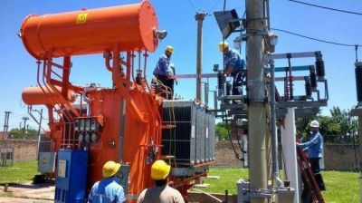 Se inaugura una l�nea de media tensi�n entre Santa Fe y Recreo