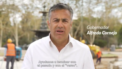 Cornejo le pone la cara a la campa�a