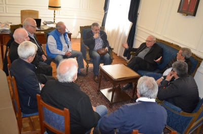 La CGT le llev� a la Iglesia su inquietud por una reforma laboral