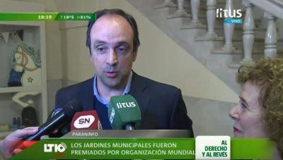 Reconocimiento a los Jardines Municipales de la ciudad