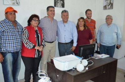 Cáceres y Capitanich inauguraron una Delegación de Ladrilleros en Chaco