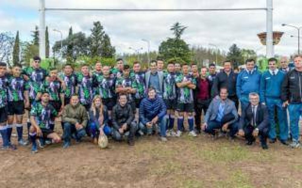 El intendente Petrecca particip� de inauguraci�n de cancha de rugby en c�rcel de Jun�n