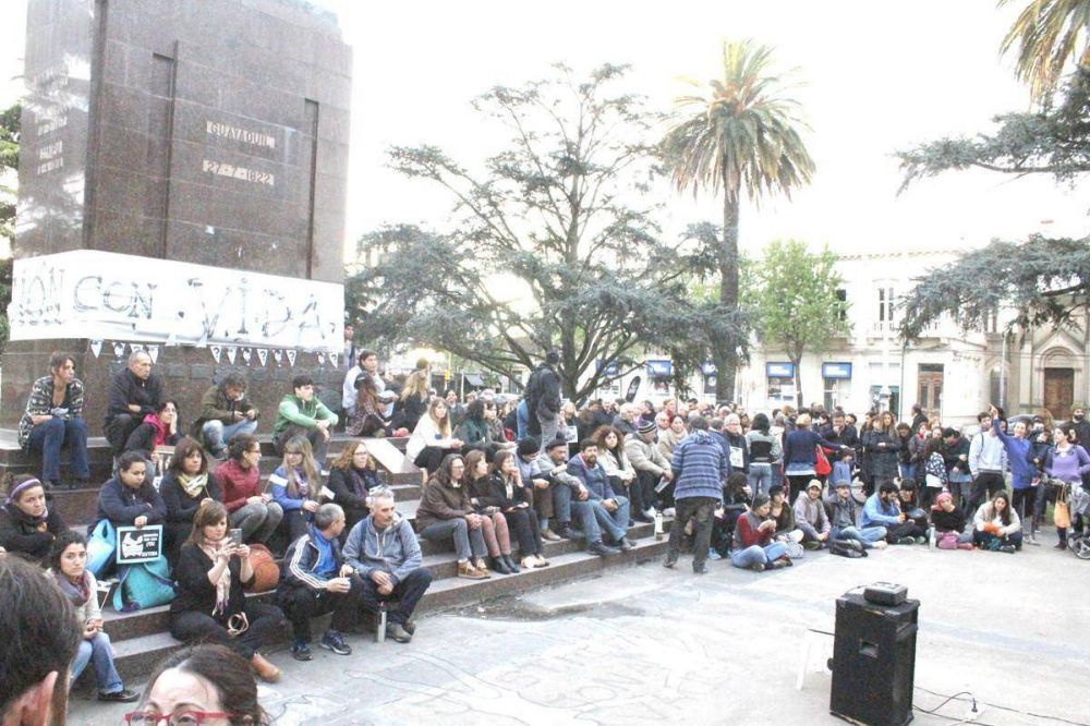 En Jun�n, tambi�n se pidi� por la aparici�n de Santiago Maldonado