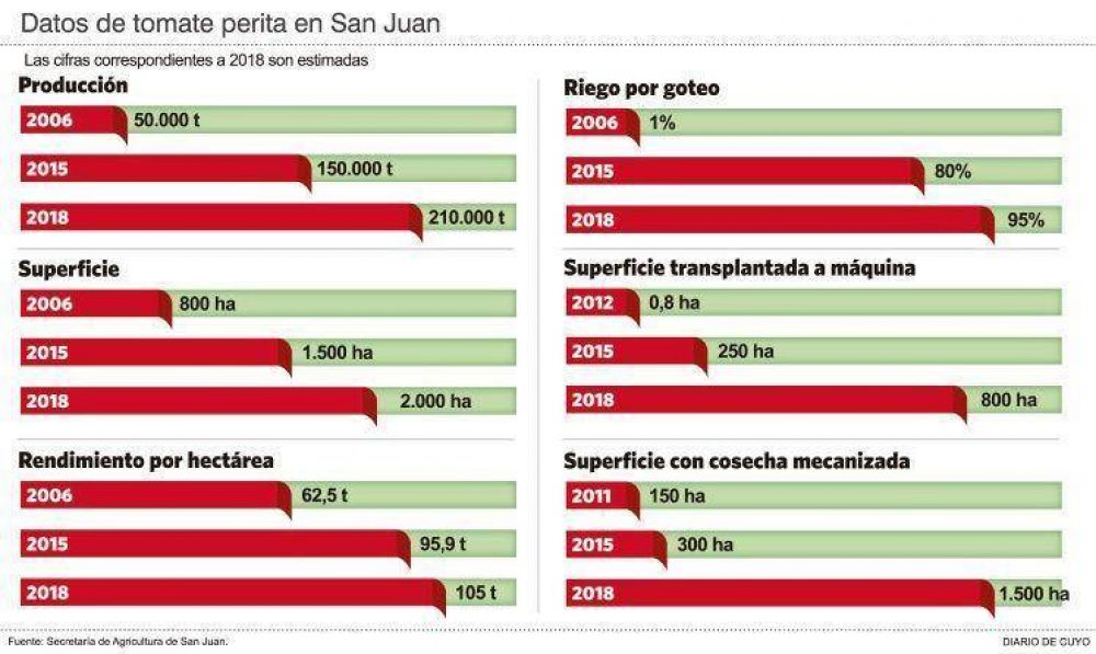 En doce a�os San Juan cuadruplica la producci�n de tomate para industria
