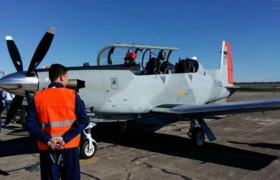 Llegaron a C�rdoba los Texan que el Gobierno compr� a EE.UU.