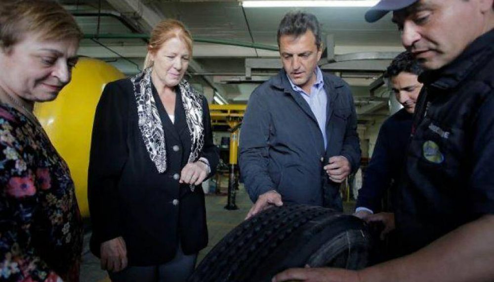 Massa peroniza su campa�a, pero con Stolbizer