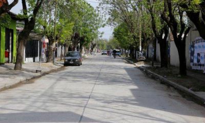Contin�an las obras de pavimentaci�n en Derqui