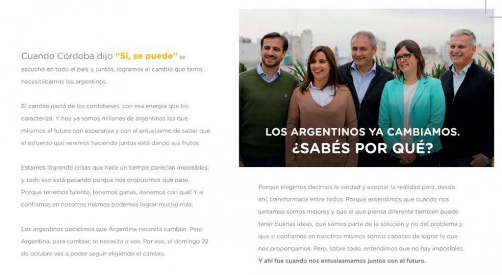 Cambiemos acent�a la nacionalizaci�n con marea de funcionarios en C�rdoba